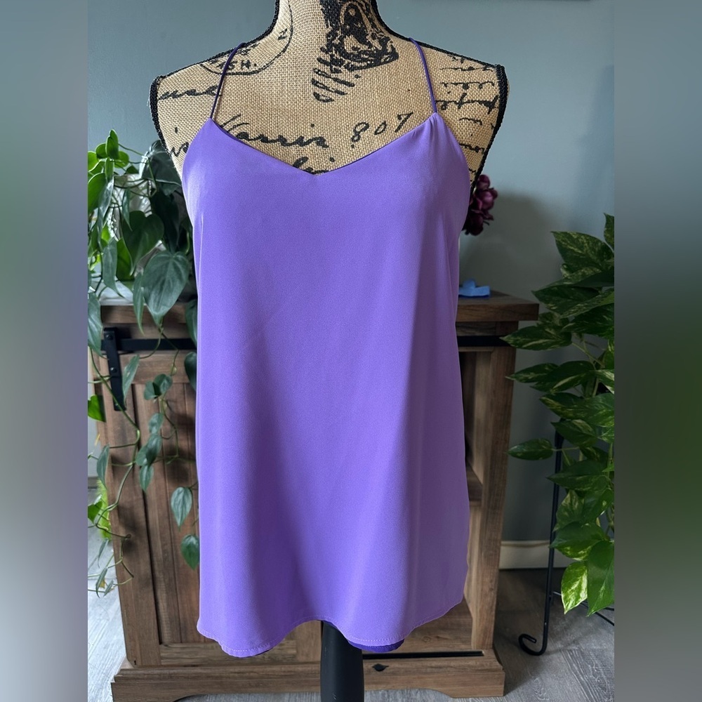 Express reversible blouse/tank (deep purple/lavendar) - Picture 5 of 5
